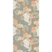 Bimago Behang – Exotic bouquets – Vliesbehang Standard – 50 x 1000 cm – 5 m² – Meerkleurig – Modern Wandbehang voor Woonkamer, Slaapkamer, Kinderkamer en Kantoor