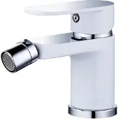 Dripio Eengreeps wastafelmengkraan voor bidet, model Legend, chroom, messing