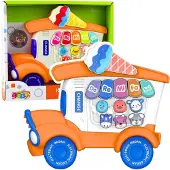 Leantoys Elektrische piano Educatief voor peuters IJssalon Oranje