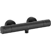 Dripio Thermostaatdouchekraan T-500, wandmontage, mat zwart