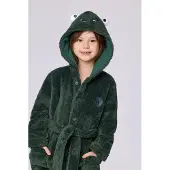 Woody Unisex kamerjas donkergroen - maat 098/3J