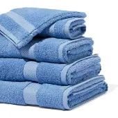 HEMA Handdoeken - zware kwaliteit felblauw (felblauw)