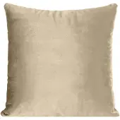 Eurofirany Beige velours Sierkussenhoes 40x40 cm - Zacht & Stijlvol