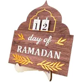 Dripio Houten Ramadan-aftelkalender met standaard en cijfers