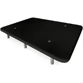 Dripio 3D-meubelplank, versterkt, 105x190 cm, zwart, met poten