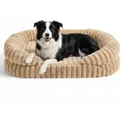 Merkloos Orthopedisch Hondbed van Geheugenschuim 90x65cm
