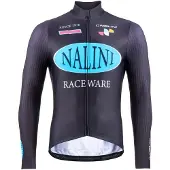 Nalini Singh - Mortirolo L/S Jersey - Fietsshirt L, blauw