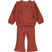 Dirkje Meisjes 2-delige Kledingset - Rosewood