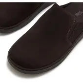 FitFlop Women Gen-FF Closed Back Mule Suede Chocolate Brown-Schoenmaat 36