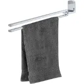 Spirella Handdoekhouder Taku Polished 2 Stangen Draaibaar Chroom