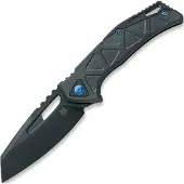 FOX Chronos FX-552-AL PVD Magnacut, Black PVD Aluminium, zakmes, Stefan Merk design