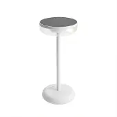 ZOLUNA zonne-energie tafel lamp Bobbie, wit