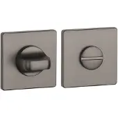Enger Premium WC garnituur rozet 52x52x7mm Grafiet Toilet Rozet