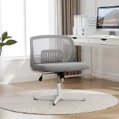 Selius Bureaustoel Zonder Armen - Schommelstand - Ergonomisch Cross-Legged Ontwerp - Kunststof