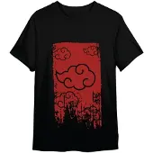 Superplay Naruto Shippuden T-shirt, Akatsuki, zwart, maat XXL
