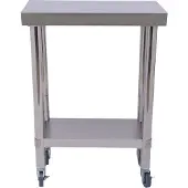 Selius Werkbank Roestvrijstalen 300 kg Draagvermogen 60x45x85 cm Keukenwerkbank Cateringtafel