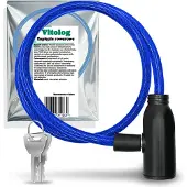 Vitolog Fietsslot, fietsprotectie, kabel, fietsslot, sleutel