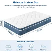 Selius Hybride Queen Matras met Pocketveren en Luxe Euro Top