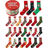 OCreon Adventskalender 2026 sokken kerstadventskalender - Volwassenen