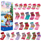 OCreon Get trend Paw Patrol Skye adventskalender 2026 met 24 sokken