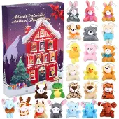 OCreon Adventskalender voor kinderen 2026 - 24 pluche