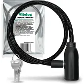 Vitolog Fietsslot, fietsprotectie, kabel, fietsslot, sleutel