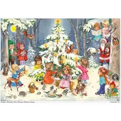 OCreon Adventskalender "spel en spass am weihnachtsbaum - Papier-Adventskalender