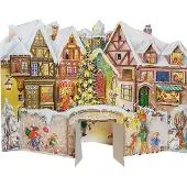 OCreon Adventskalender zum aufstellen an der mauer : papier-adventskalender