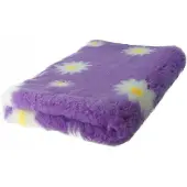 Buba Droogbed Hondenmand Antislip 28mm Lila met Stokjes 75x50cm