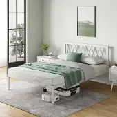 Novilla bedframe, metalen bed, 150x200 cm, met lattenbodem, metalen frame