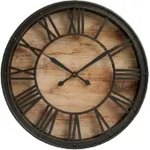 SCENA LIVING Wandklok ARON, industriële stijl, diameter 39 cm