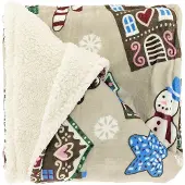 Unique living - Plaid Snowy - 130x160cm - Mulitkleur