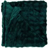 Unique living plaid tina dark green 150x200cm