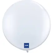 Folat - Folatex ballon XL 90 cm (per stuk) Wit