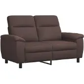 vidaXL Bank Donkerbruin 158 x 90 x 95 cm Stof