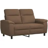 vidaXL Bank Bruin 158 x 90 x 95 cm Stof