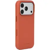 Mujjo Troubadour / iPhone 18 Pro Full Leather Hoesje Terracotta