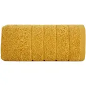 Eurofirany Dali Handdoek 30x50 cm - Mosterdgeel met Glanzende Draad