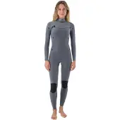 Hurley 2026 Dames Advant 3/2mm Borst Ritssluiting Wetsuit -