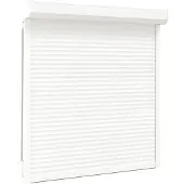 vidaXL Rolluik Wit 140 x 150 cm Aluminium en polyurethaan