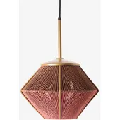 Sissy-Boy Bruin-roze hanglamp aural shades mini
