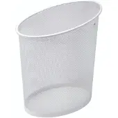 Alba - corbeilles à papier - corbeille à papier mesh - blanc