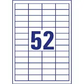 Avery Zweckform 3650 universele etiketten A4 48 x 21 mm wit (5.200 etiketten)