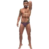 Male Power Avant-Garde - Verstrakkende Moonshine eggplant L/X