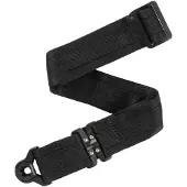 D'Addario 50BALSV00 Auto Lock Swivel Nylon Gitaarband Zwart