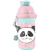 Paso Panda Bidon 500ml - Roze/Turquoise - School & Uitjes