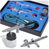 vidaXL Airbrush set met 2 pistolen online kopen
