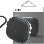 Uniq Uniek etui voor Valencia AirPods 3 grijs (Koptelefoon tas), Hoofdtelefoon Tassen + Beschermende Covers, Grijs