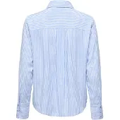 ONLY Blouse 'ONLBerit' lichtblauw / wit