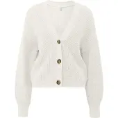QS Gebreid vest ecru